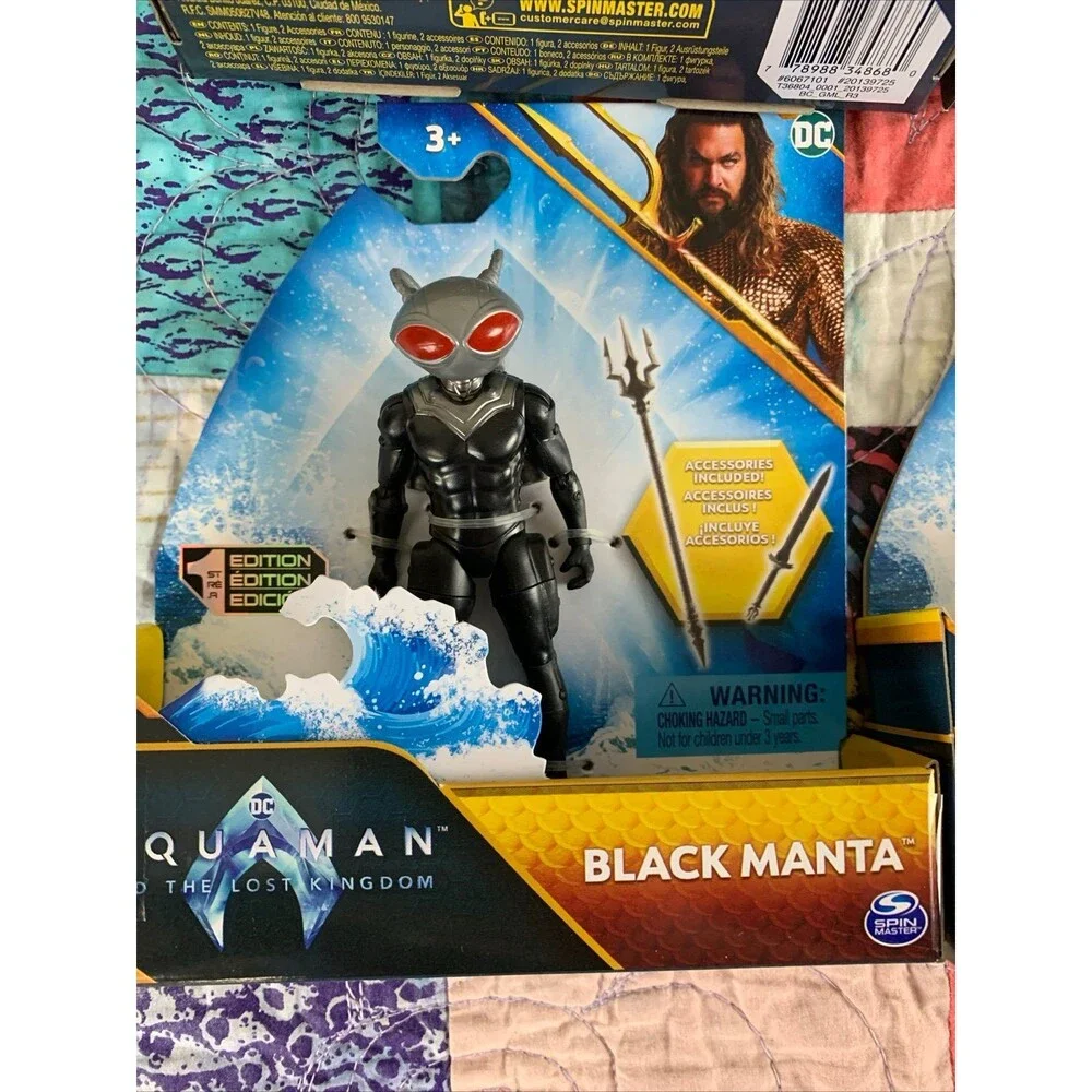 Aquaman & the Lost Kingdom lot of 4 Spin Master 4”  Aquaman, Stealth, Orm, Manta